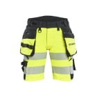BLAKLAEDER - Damen Shorts High Vis 4-Wege-Stretch High Vis Gelb/Schwarz C38