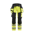 BLAKLAEDER - Damenhose High Vis 4-Wege-Stretch High Vis Gelb/Schwarz D19
