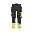 BLAKLAEDER - Damenhose High Vis 4-Wege-Stretch Schwarz/Gelb C42