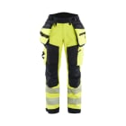 BLAKLAEDER - Damen High Vis Softshell Arbeitshose High Vis Gelb/Schwarz C36