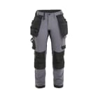 BLAKLAEDER - Damen Handwerkerhose 4-Wege-Stretch Mittelgrau/Schwarz C40