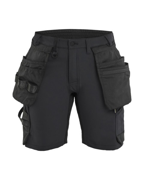 BLAKLAEDER - Damen Handwerkershorts 4-Wege-Stretch Schwarz C50
