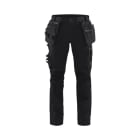 BLAKLAEDER - Damen Handwerker Arbeitshose mit Stretch Schwarz/Schwarz C36