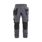 BLAKLAEDER - Damen Handwerkerhose mit Stretch Mittelgrau C34