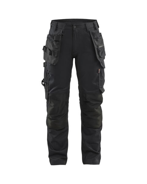 BLAKLAEDER - Damen Handwerkerhose mit Stretch Schwarz D21