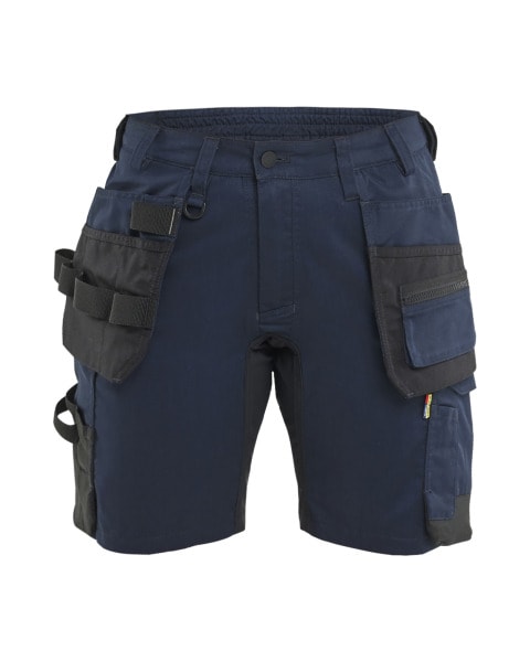 BLAKLAEDER - Damen Handwerkershorts Stretch Dunkel Marineblau C42