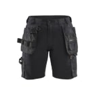 BLAKLAEDER - Damen Handwerkershorts Stretch Schwarz C44