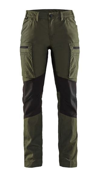 BLAKLAEDER - Damen Service Arbeitshose Stretch Waldgrün/Schwarz C36