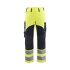 BLAKLAEDER - Damen Multinorm Arbeitshose Inhärent High Vis Gelb/Marineblau D21
