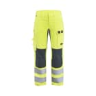 BLAKLAEDER - Damen Multinorm Arbeitshose Inhärent mit Stretch High Vis Gelb/Marineblau C36