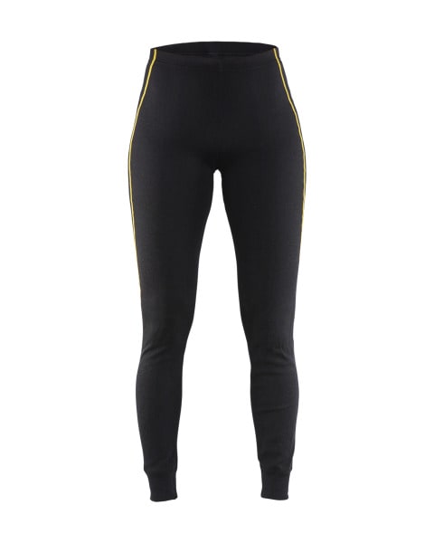 BLAKLAEDER - Damen Flammschutz Unterhose, 78% Merinowolle Schwarz XL