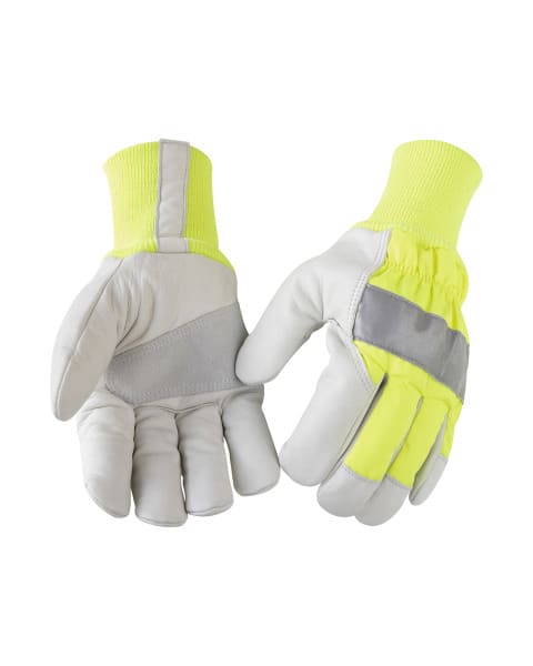 BLAKLAEDER - Arbeitshandschuh gefüttert High Vis Gelb/Grau 10