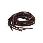 BLAKLAEDER - Original Shoelaces Schwarz/Orange 105cm