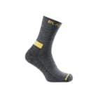 BLAKLAEDER - Wool sock mid crew Schwarz Melange 37-39