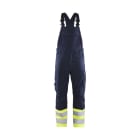 BLAKLAEDER - Latzhose Inhärent Stahl Marineblau/ High Vis Gelb C50
