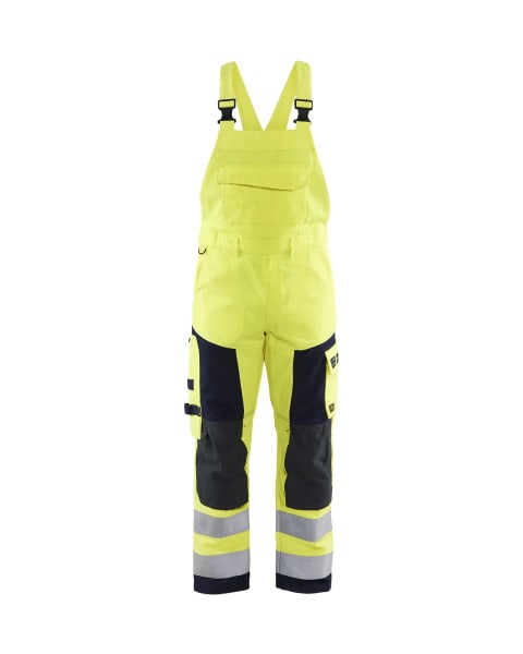 BLAKLAEDER - Multinorm Latzhose High Vis Gelb/Marineblau C60