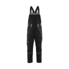 BLAKLAEDER - Flammschutz Latzhose Schwarz/Grau D116
