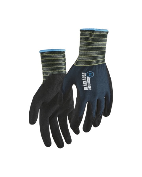 BLAKLAEDER - Arbeitshandschuhe Nitril-überzogen Dunkel Marineblau 11