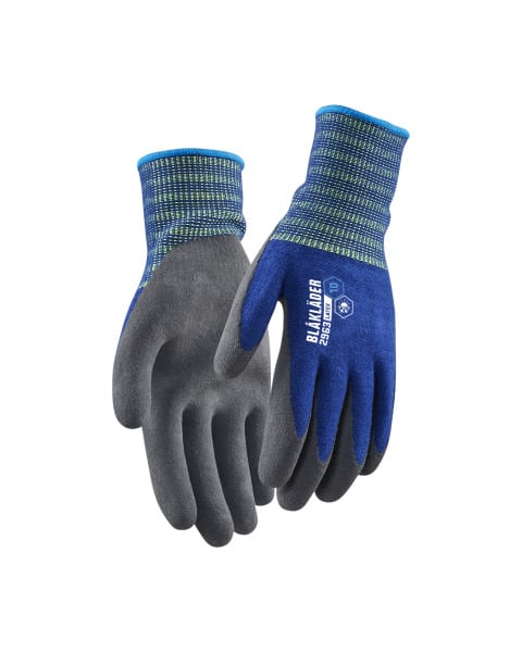 BLAKLAEDER - Handschuh Handwerk leicht gefüttert, Latex überzogen Kornblau 8