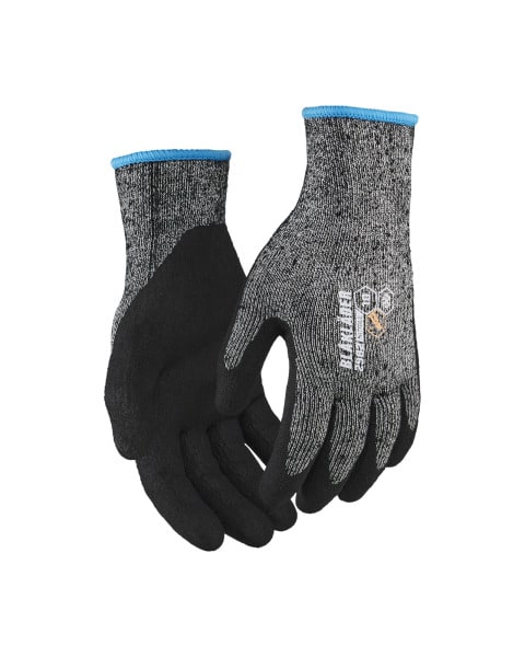 BLAKLAEDER - Cut protection glove C, lined, Nitrile coated Schwarz 7