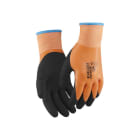 BLAKLAEDER - Cut protection glove C, lined WR, Latex coated Orange 9