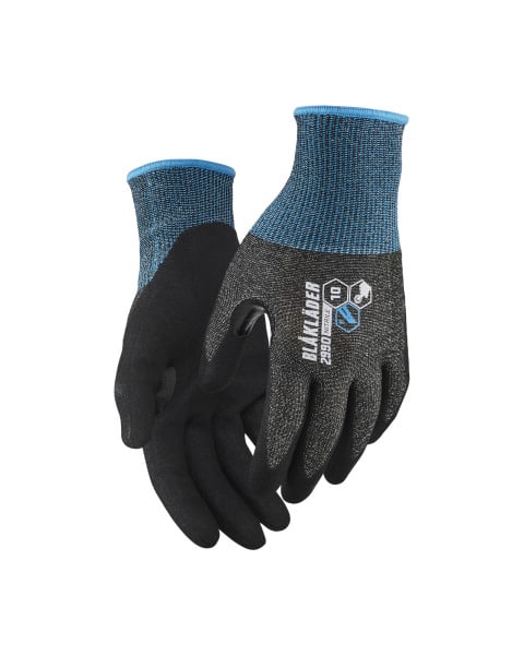 BLAKLAEDER - Cut protection glove F, touch, Nitrile coated Schwarz 7