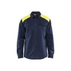 BLAKLAEDER - Flame shirt Visible Marineblau/Gelb XXXL