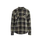 BLAKLAEDER - Flannel shirt Autumn Dk Green / Black XXXL