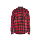 BLAKLAEDER - Flannel shirt Rot/Schwarz XXXL