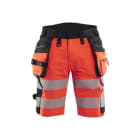 BLAKLAEDER - High Vis Shorts 4-Wege-Stretch High Vis Rot/Schwarz C56