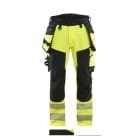 BLAKLAEDER - High Vis Hose 4-Wege-Stretch High Vis Gelb/Schwarz D124