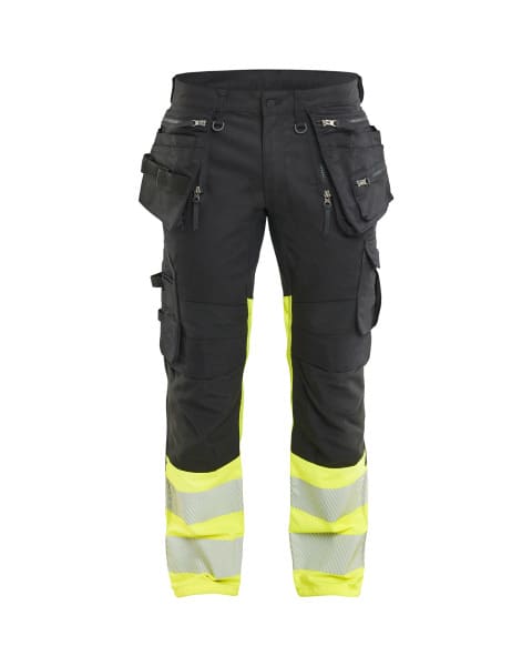 BLAKLAEDER - High Vis Hose Stretch Schwarz/Gelb C60