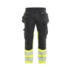 BLAKLAEDER - High Vis Hose Stretch Schwarz/Gelb C60
