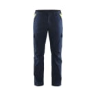 BLAKLAEDER - Industrie Arbeitshose Stretch Dunkel Marineblau/High Vis Gelb C144