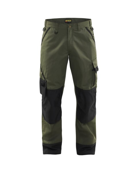 BLAKLAEDER - Garten Arbeitshose Armygrün/Schwarz C62