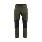 BLAKLAEDER - Service Arbeitshose Stretch Waldgrün/Schwarz C52