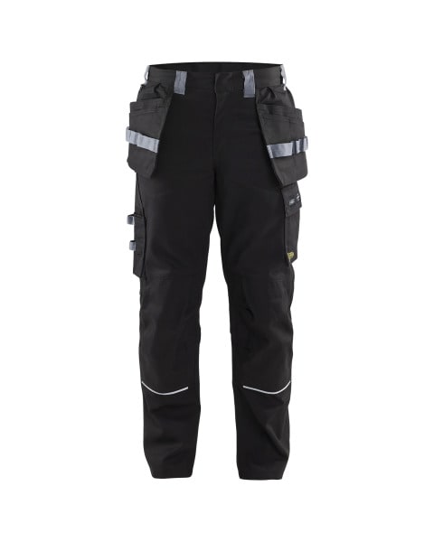 BLAKLAEDER - Flammschutz Handwerker Hose Schwarz/Grau D108