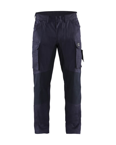 BLAKLAEDER - Flammschutz Arbeitshose inhärent mit Stretch Marineblau D100