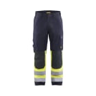 BLAKLAEDER - APC 2 Multinorm Arbeitshose Inhärent Marineblau/ High Vis Gelb D100