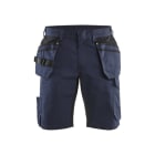 BLAKLAEDER - Service Shorts mit Nageltaschen Dunkel Marineblau/High Vis Gelb C46