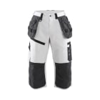 BLAKLAEDER - X1500 Maler Piraten Shorts Weiß/Dunkelgrau C56