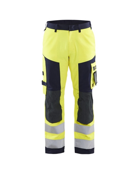 BLAKLAEDER - Multinorm Handwerker Arbeitshose High Vis Gelb/Marineblau C48