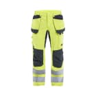 BLAKLAEDER - Multinorm Arbeitshose Inhärent mit Stretch High Vis Gelb/Marineblau D116