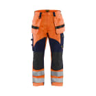 BLAKLAEDER - Multinorm Arbeitshose Inhärent High Vis Orange/Marineblau D116