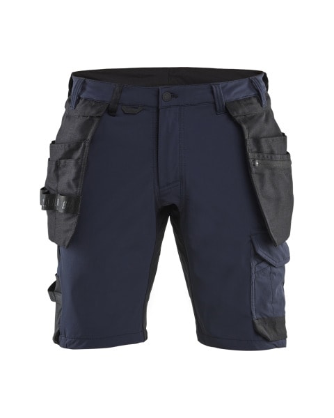BLAKLAEDER - Handwerker Shorts 4-Wege-Stretch Dunkel Marineblau/Schwarz C60