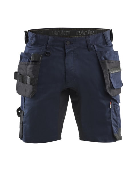 BLAKLAEDER - Handwerker Shorts mit Stretch Dunkel Marineblau C62