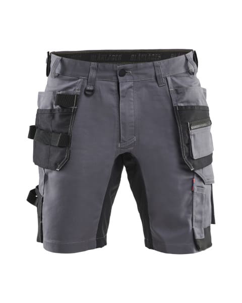 BLAKLAEDER - Handwerker Shorts mit Stretch Mittelgrau C64