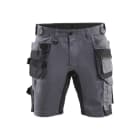 BLAKLAEDER - Handwerker Shorts mit Stretch Mittelgrau C58
