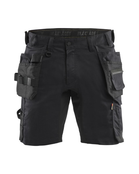 BLAKLAEDER - Handwerker Shorts mit Stretch Schwarz C48