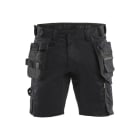 BLAKLAEDER - Handwerker Shorts mit Stretch Schwarz C58
